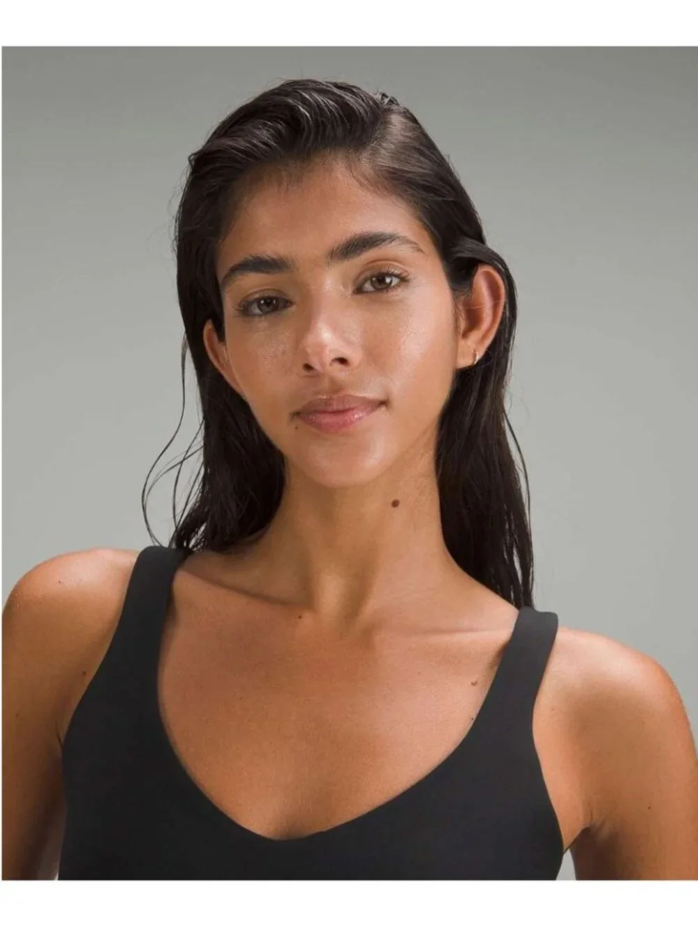 lululemon Align Tank Top Black Size 6 Nulu Built In Bra Yoga LW1DTWS